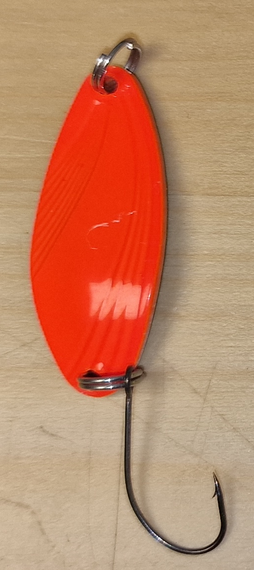 Abverkauf Forellenspoon mit 33 mm Länge und 4,05 Gramm in Orange