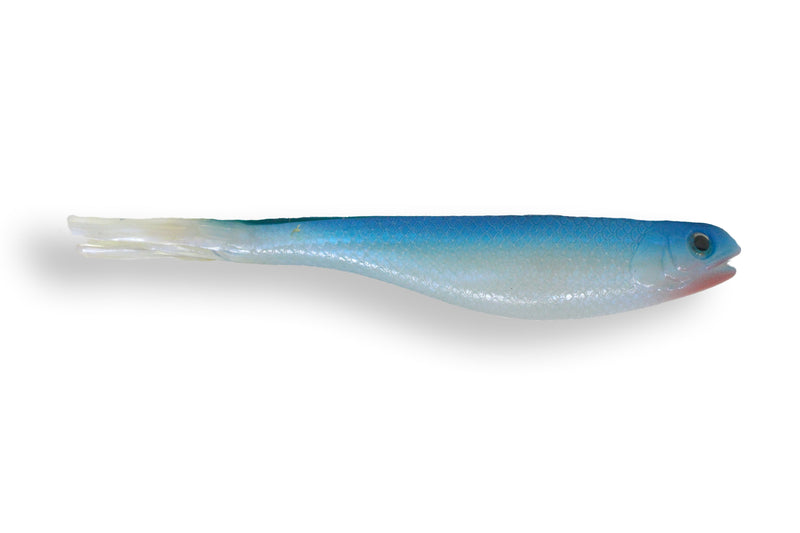 ANGELKÖDER Scattered Tail 130 mm in Weißfisch